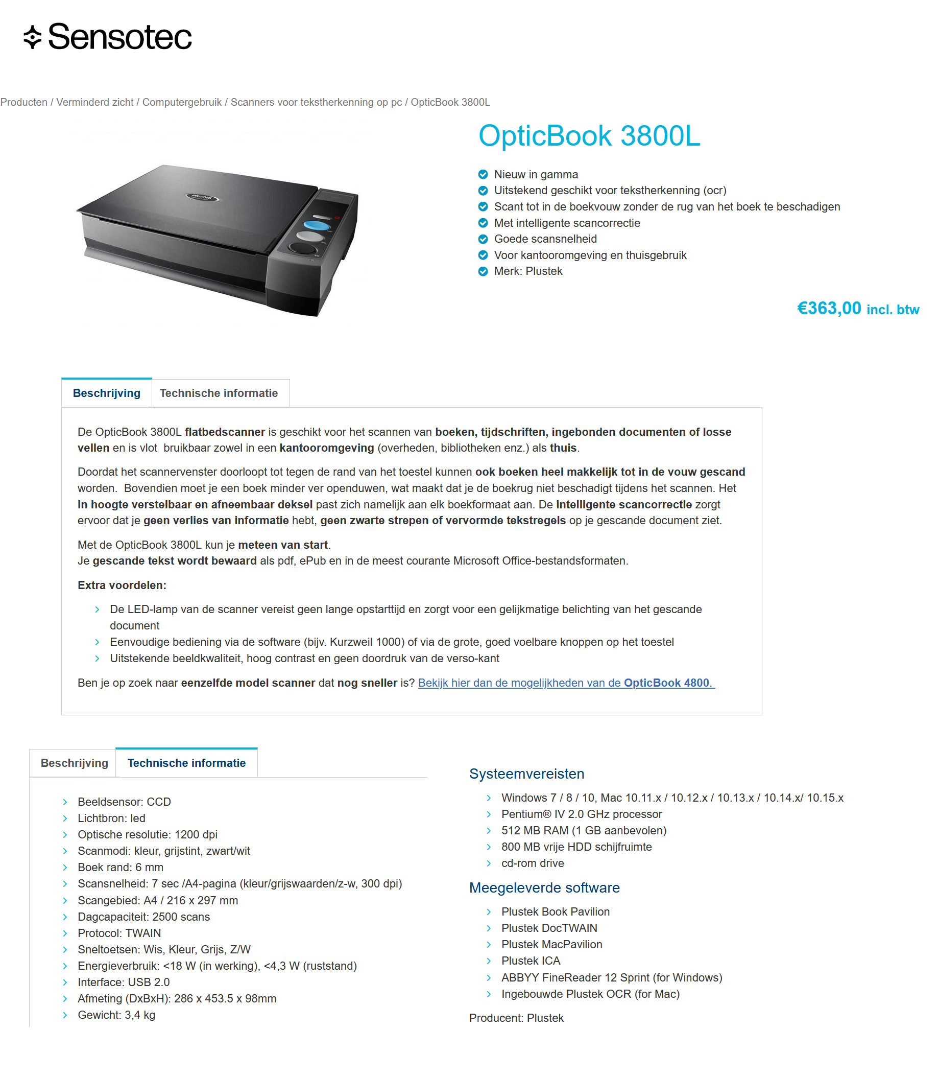 toegevoegd document 2 van Plustek OpticBook 3800L  