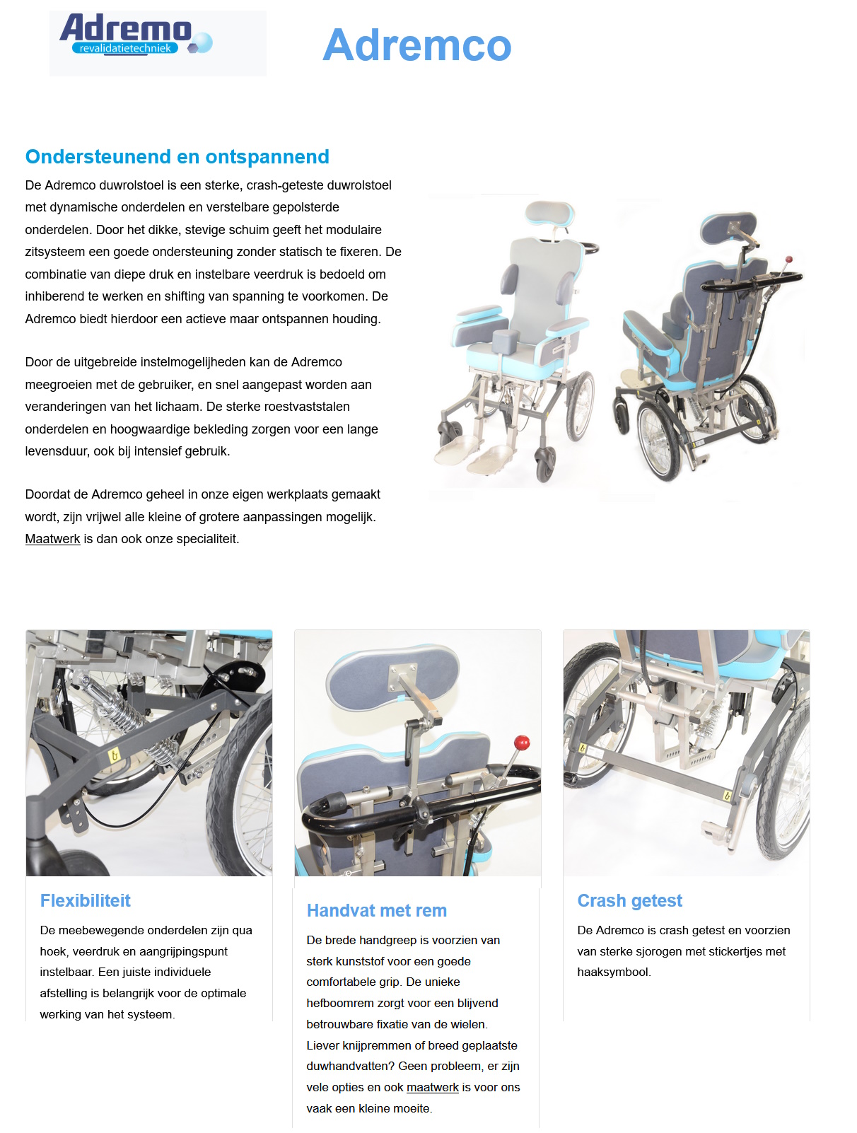 toegevoegd document 3 van Maatwerk aanpassingen rolstoel - producten op maat  
