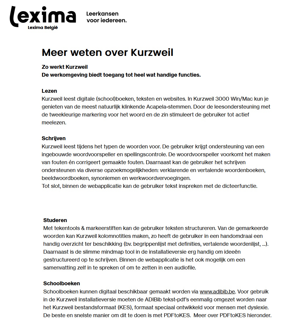 toegevoegd document 3 van Kurzweil 3000  