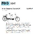 miniatuur van bijgevoegd document 5 van Huka Copilot 2 tweewieltandem met bestuurder achteraan 24/26 