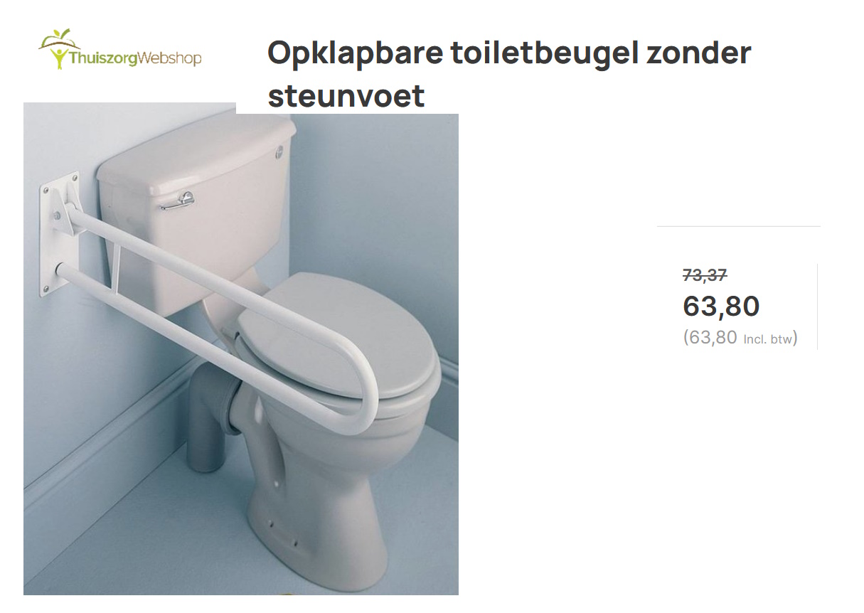 toegevoegd document 3 van Days Opklapbare toiletbeugel Days standaard  