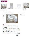 miniatuur van bijgevoegd document 5 van Savanah Toiletverhoger met deksel AA2112L, AA2114L, AA2116L