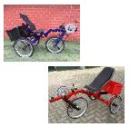 afbeelding van product USVA Kantelbike, een fiets die je met je benen bedient