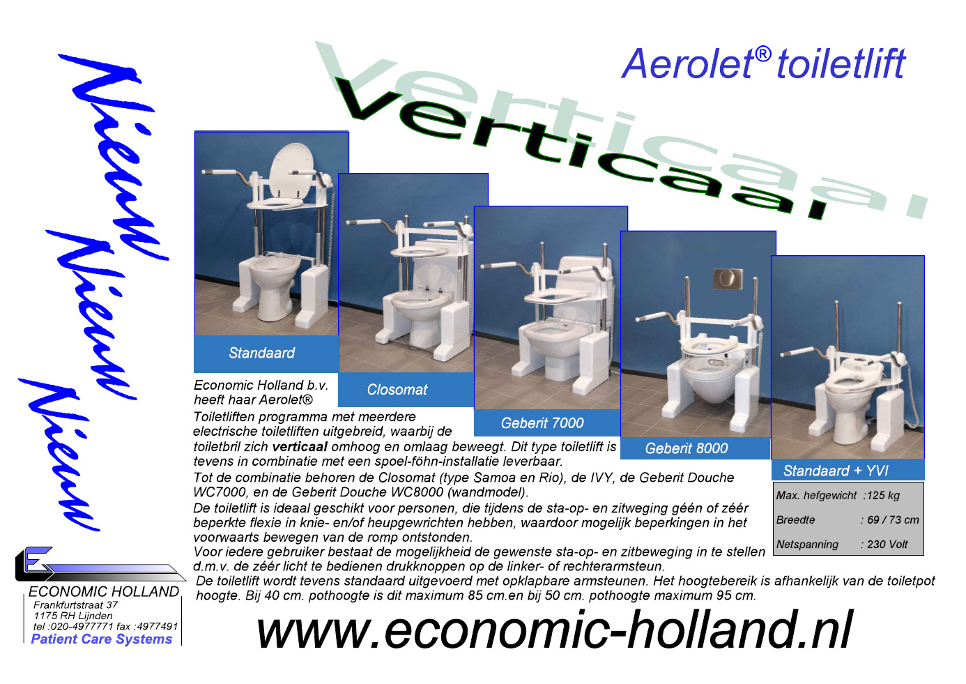 toegevoegd document 3 van Aerolet verticale toiletlift / of Small  