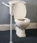 afbeelding van product Steun voor het toilet met vloer/muurbevestiging Ringwood AA6018