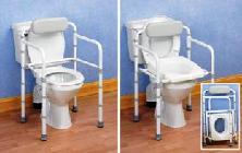 afbeelding van product Uniframe Toiletkader met bril AA2264 - AA2084