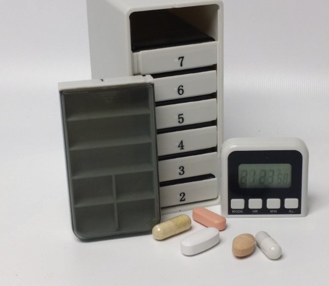 Pillbox JP7 medicatieplanner hele week met timer