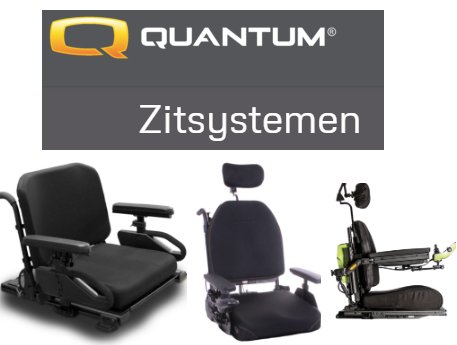 Quantum zit en rugsystemen Synergy Seating, TB-Flex, TRU-Balance 3