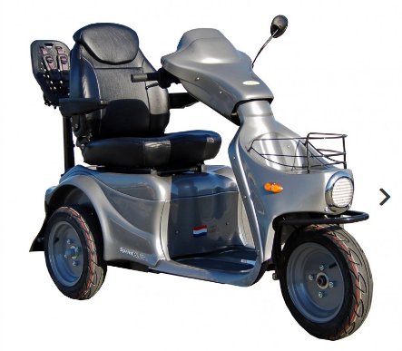 Inca SprintPlus driewielscooter - ook in grotere versie met Maxi pakket