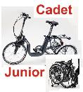 miniatuur van bijgevoegd document 1 van Di Blasi R32/R34 cadet en junior uitvoering opvouwbare driewielfiets 