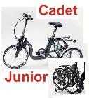afbeelding van product Di Blasi R32/R34 cadet en junior uitvoering opvouwbare driewielfiets