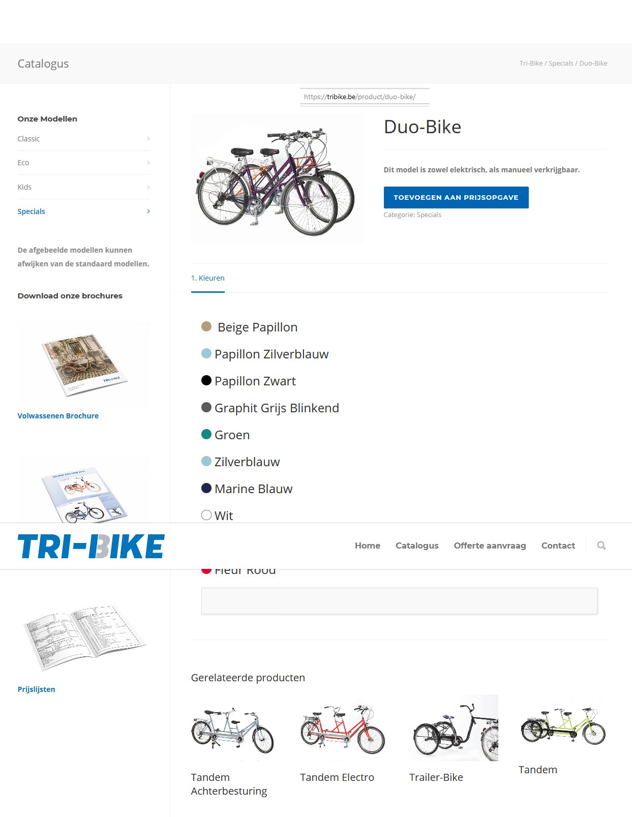 toegevoegd document 2 van Tri-Bike Duo-Bike  