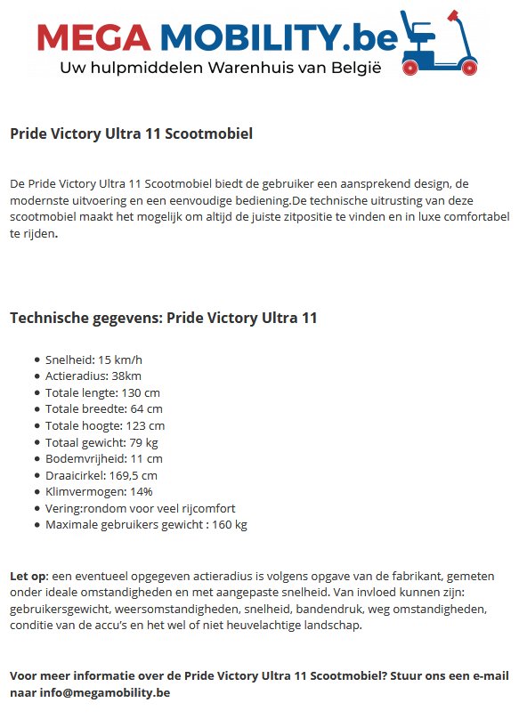 toegevoegd document 3 van Pride Victory Ultra 11  