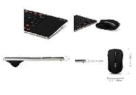 afbeelding van product Rapoo draadloos toetsenbord ofwel met touchpad ofwel met muis E2710/ E9060