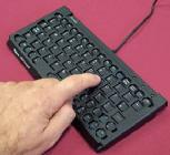 afbeelding van product Keysonic Ultra compact toetsenbord met raster