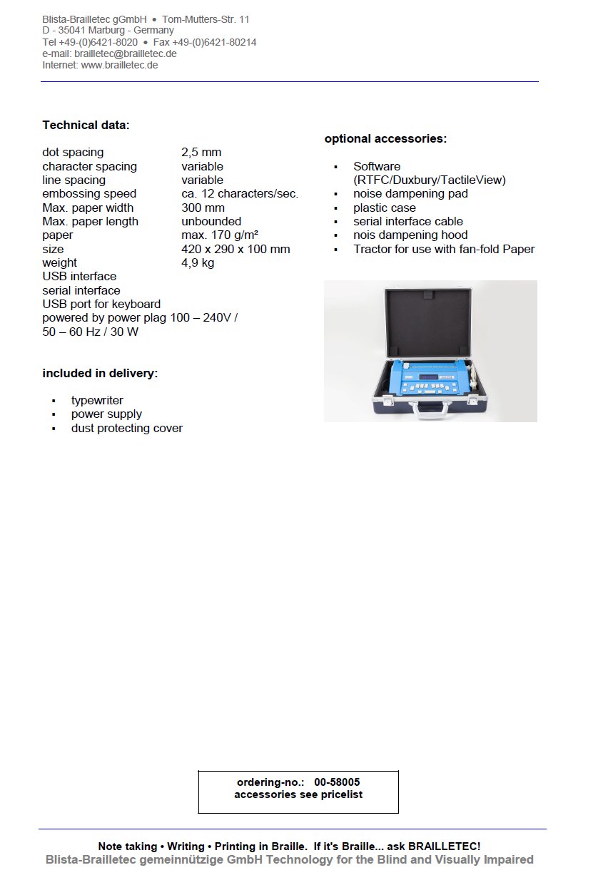 toegevoegd document 3 van Blista Elotype 5 elektronische machine 