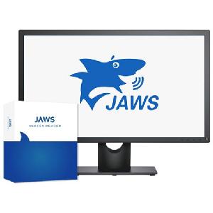 afbeelding van hulpmiddel <b>Jaws</b>, schermuitleessoftware; <i>Producent: Freedom Scientific / Vispero</i>