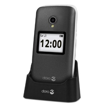 Doro 2424 klap GSM grijs