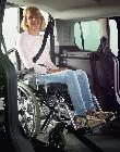 afbeelding van product Smartfloor / AMF-Bruns persoonsgordel bij rolstoelvergrendeling