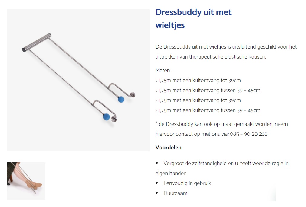 toegevoegd document 2 van DressBuddy Uit (met wieltjes) DB-2U... 