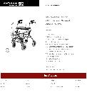 miniatuur van bijgevoegd document 2 van Roma 2410 Safety Walker 4 Wheel Rollator 