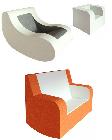 afbeelding van product Nenko Aanbod zacht meubilair Bisonyl of PVC (Schommelstoel, zetel, grotere bank)