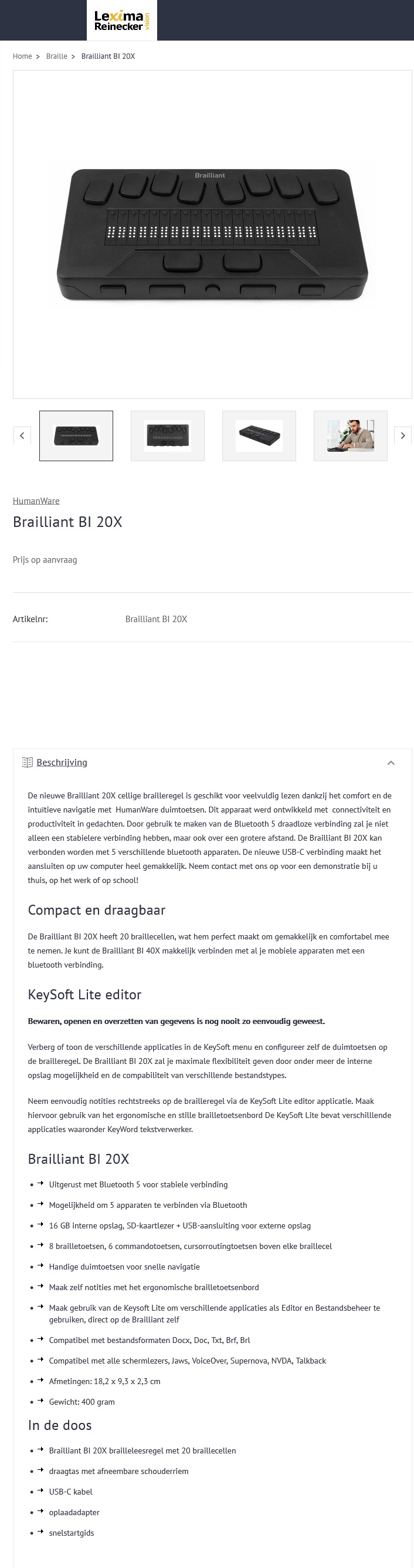 toegevoegd document 3 van Humanware Brailliant BI 20x  