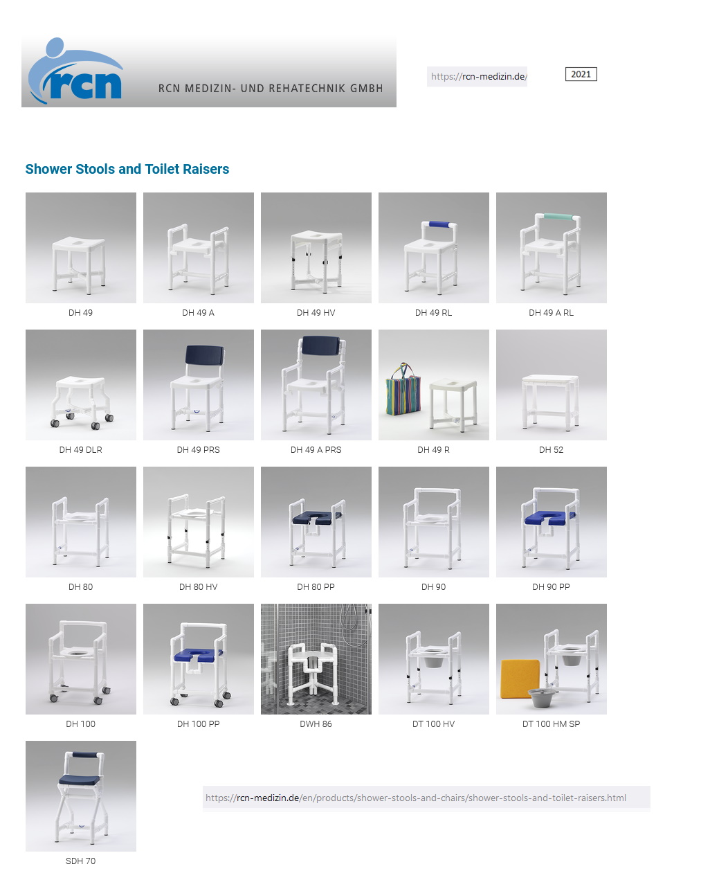 toegevoegd document 2 van RCN Shower stools RCN zit voor douche assortiment  