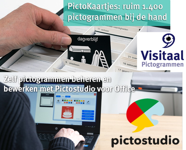 Visitaal Pictogrammen voor ondersteunde communicatie / Pictostudio