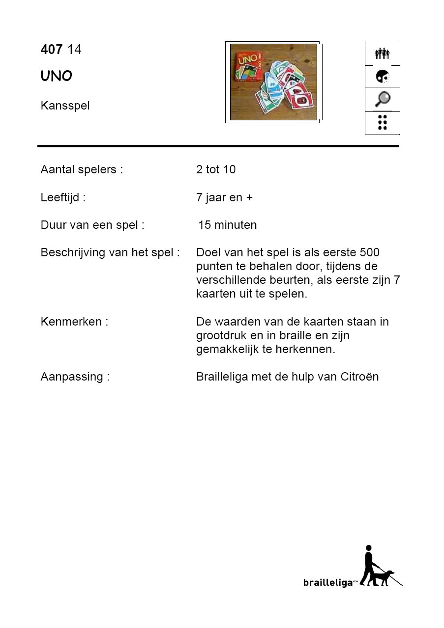 toegevoegd document 4 van UNO in braille FR / NL / Engels  