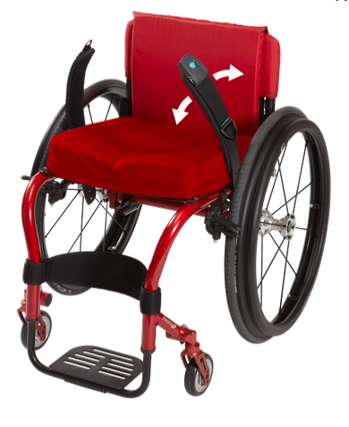 BODYPOINT Evoflex heupgordel voor rolstoel