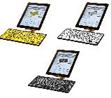 afbeelding van product Bluetooth Toetsenbord voor iPad, iPhone geel / wit / of zwart