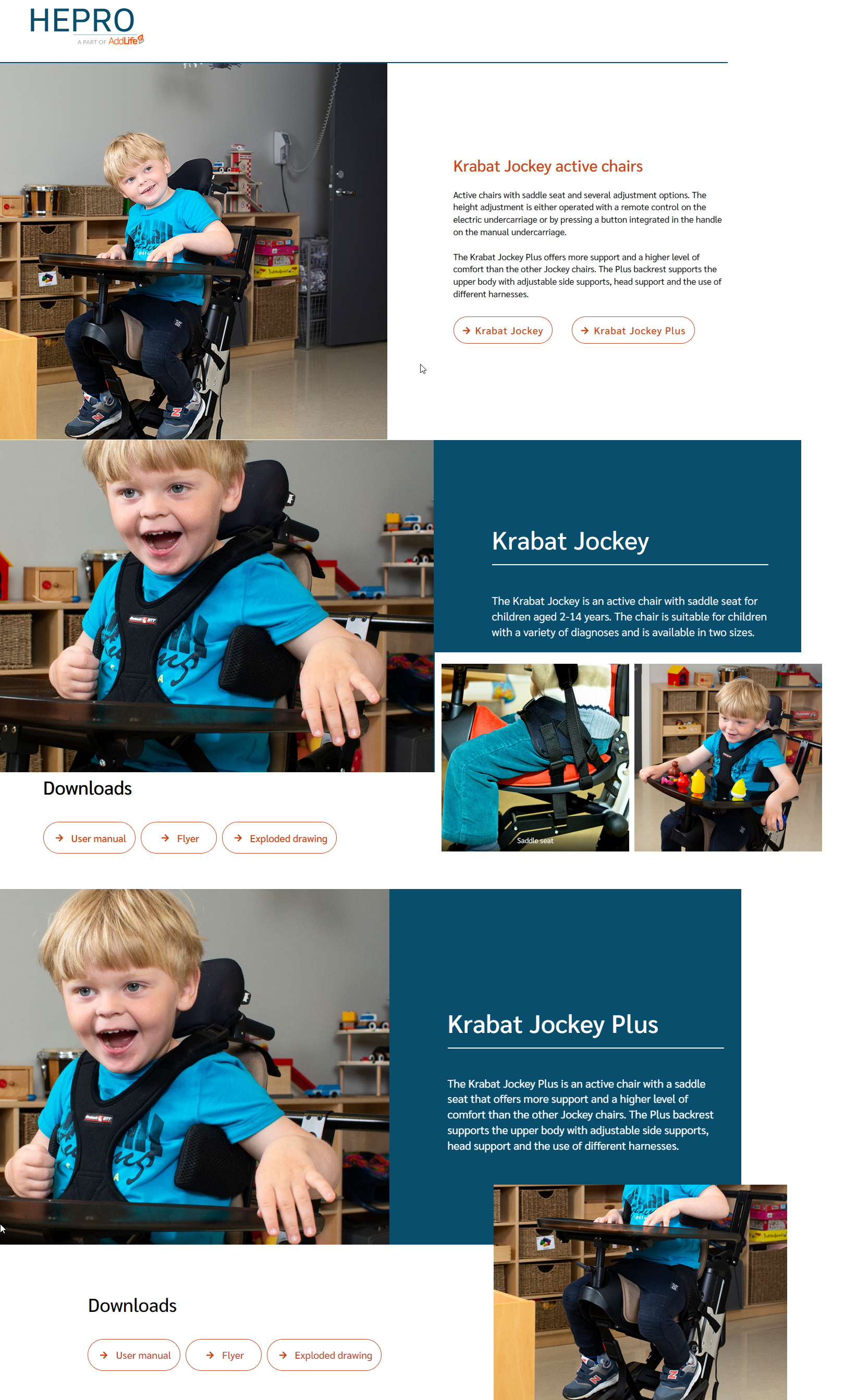 toegevoegd document 2 van Jockey actieve stoelen Krabat Jockey / Jockey Basic  