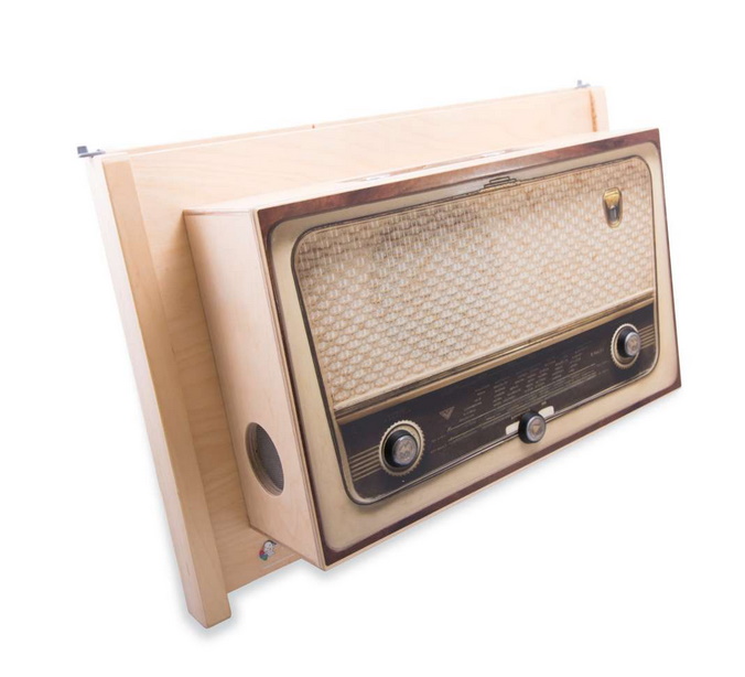 BARRY EMONS Radioplaat voor weergeven muziek uit SD card of USB stick