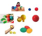 afbeelding van product Knijpballen / Tastballen / Egel Noppenballen / Tactiele ballen