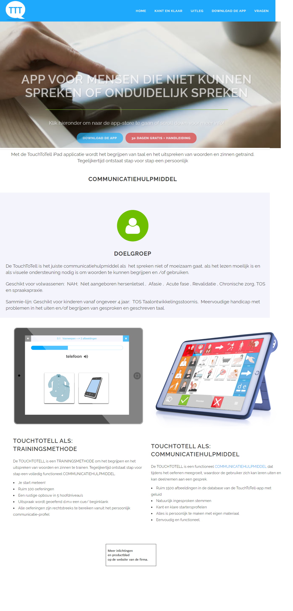 toegevoegd document 2 van TouchToTell app voor communicatie  