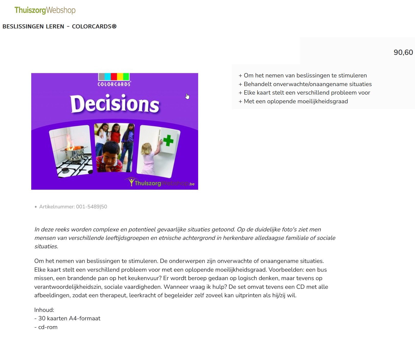 toegevoegd document 2 van Beslissingen leren - colorcards  