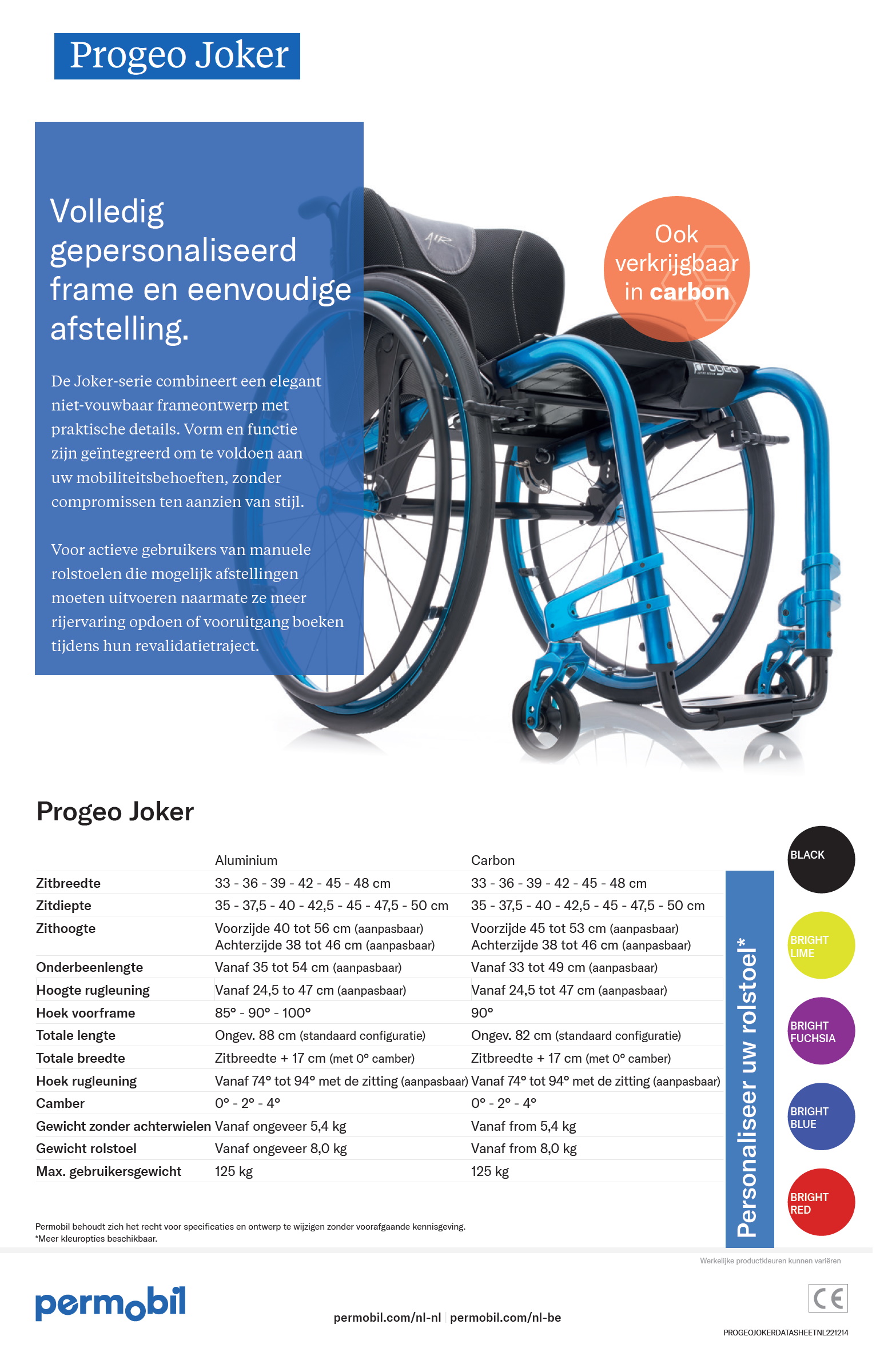 toegevoegd document 3 van Joker Junior rolstoel  