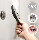 afbeelding van product Vergrotende (15x) make-up spiegel met magneetclip Bosign