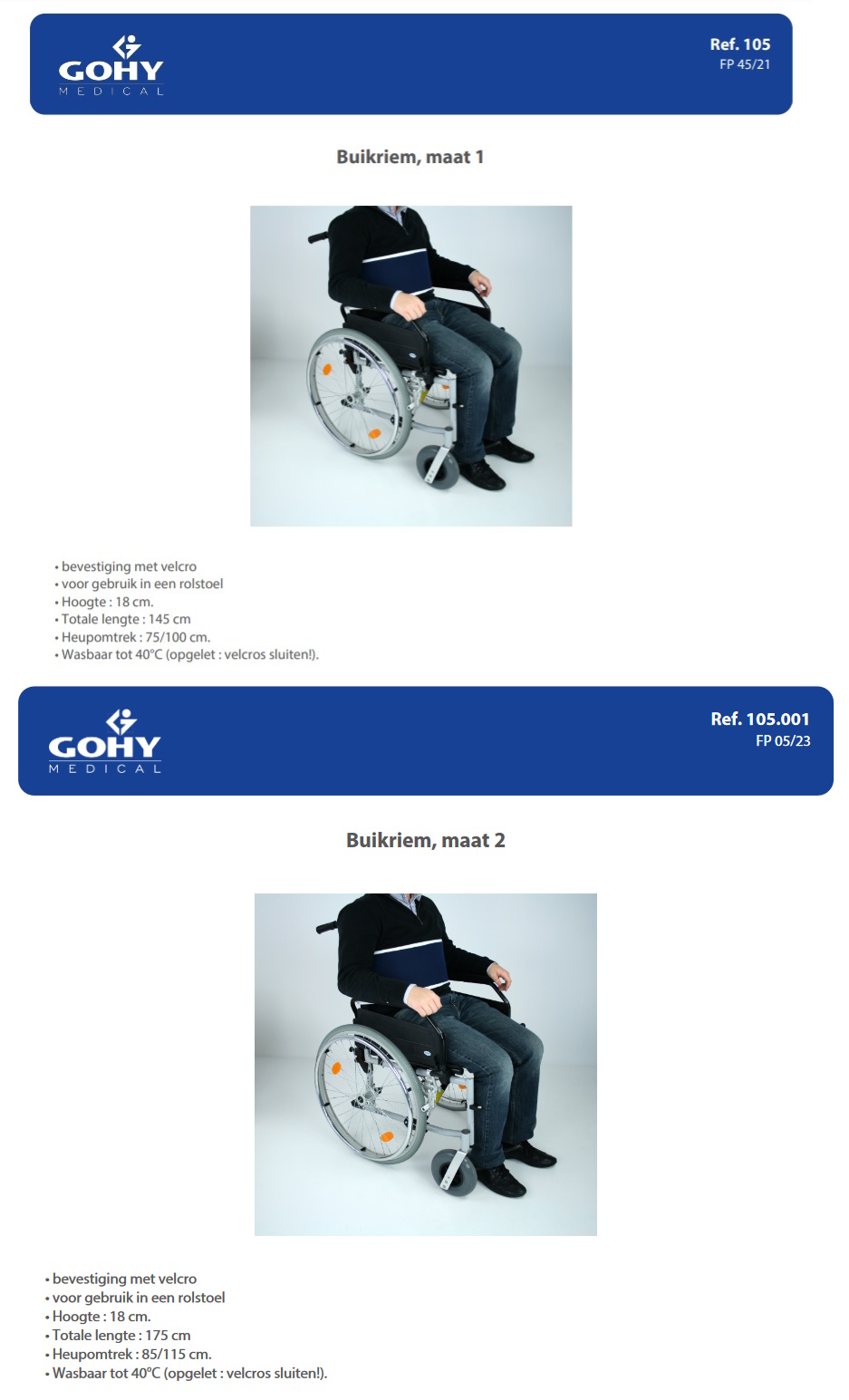 toegevoegd document 3 van Buikriem voor gebruik in rolstoel/kantelzetel 105.001/105 