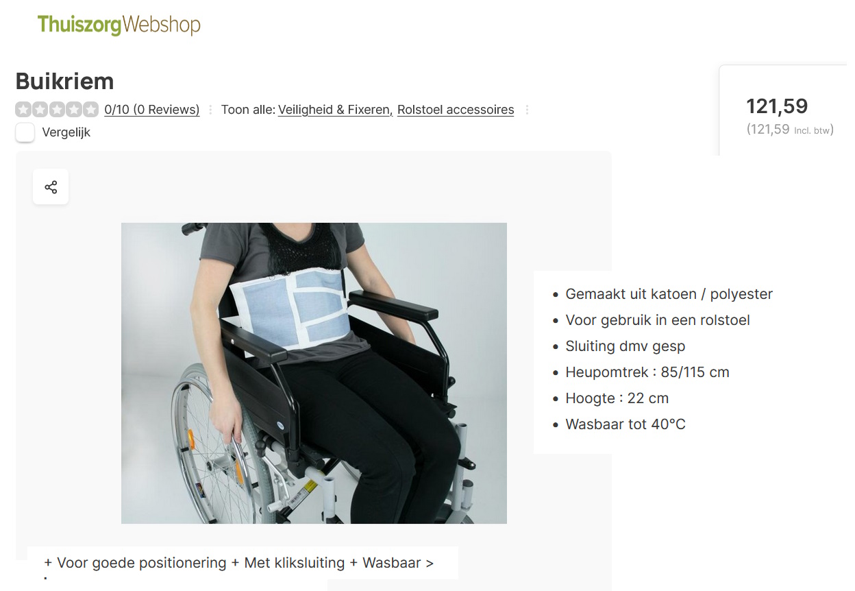 toegevoegd document 3 van Buikriem voor rolstoel of bed 110.001 