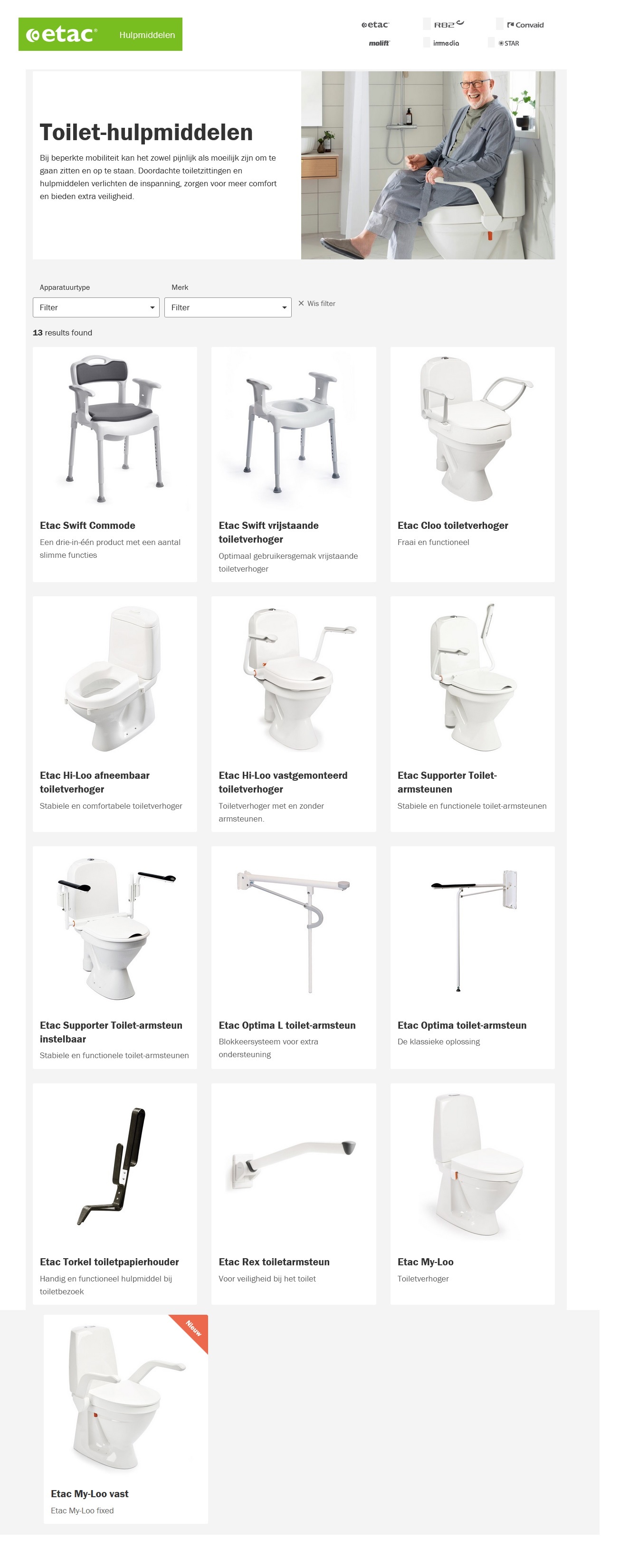 toegevoegd document 0 van Hi-Loo vastklik Toiletverhoger met opklapbare armsteunen  