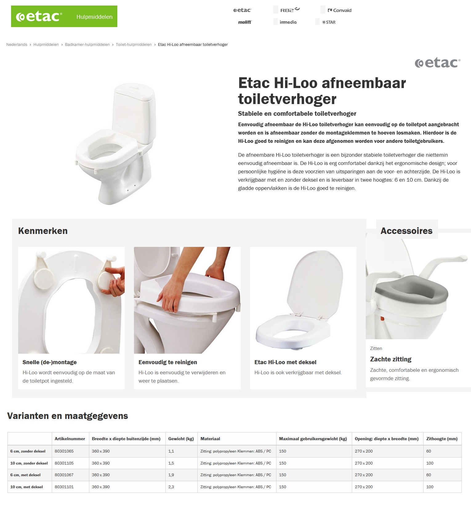 toegevoegd document 2 van Hi-Loo toiletverhoger zonder armsteunen en afneembaar  