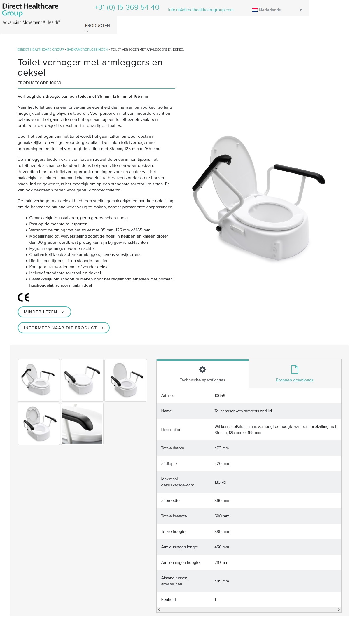 toegevoegd document 5 van Linido toiletverhoger met armleuning en deksel  