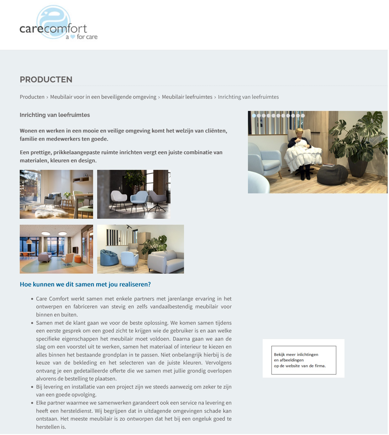 toegevoegd document 5 van Inrichting Prikkelaangepaste ruimte / veilige omgeving / Comfort / Separeerkamer  