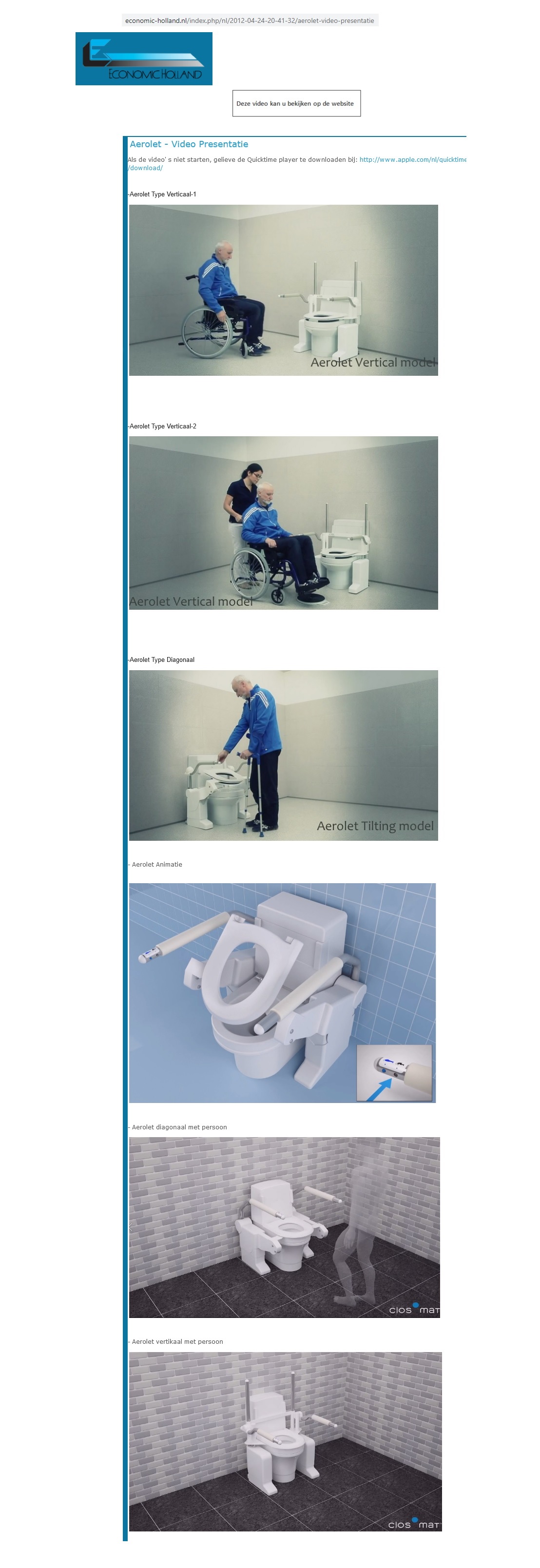 toegevoegd document 2 van Aerolet diagonale toiletlift / of Small  