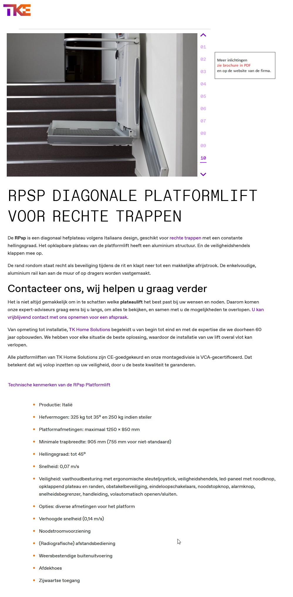 toegevoegd document 2 van RPsp Platformlift voor rechte trap  