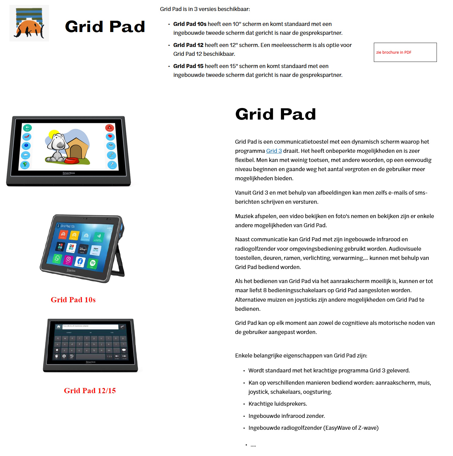 toegevoegd document 2 van Grid Pad 10s (incl. Grid 3)  