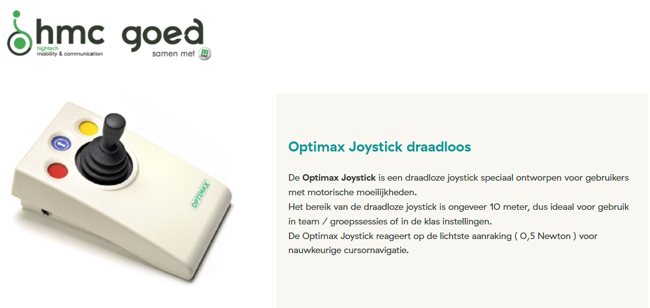 toegevoegd document 2 van Optimax Joystick - draadloze joystick  