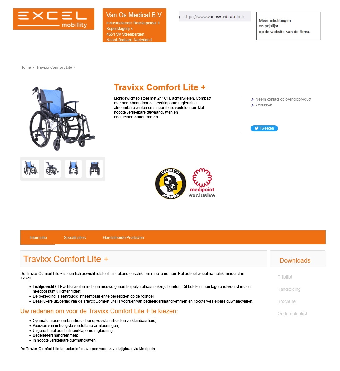 toegevoegd document 3 van Travixx Comfort Lite  / Travixx Comfort Lite+  